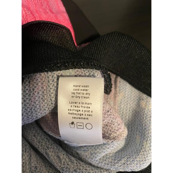 Clover Canyon Womens Small Sequin Plaid Floral Sweatshirt Blue Pink Lightweight - Picture 5 of 8